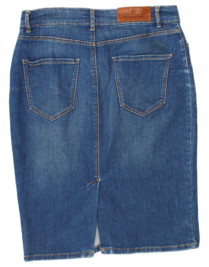 Massimo Dutti Falda Vaquera Mujer EU 38 Small W28 Azul