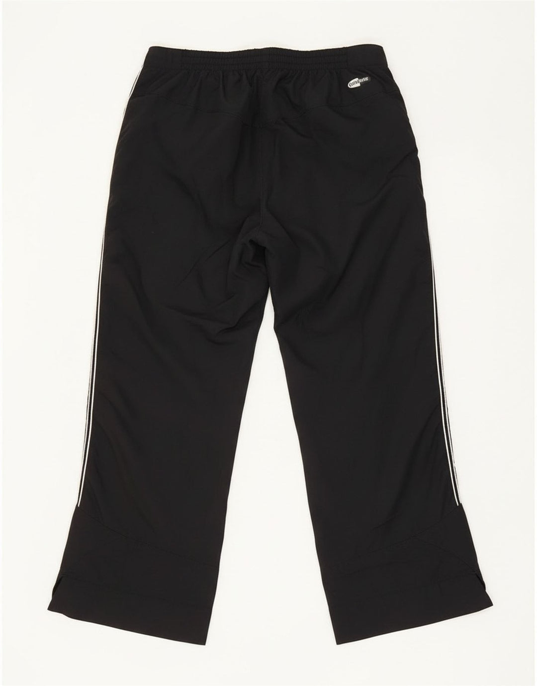 Adidas - Pantalones de chándal capri a prueba de clima para mujer, talla 10, color negro