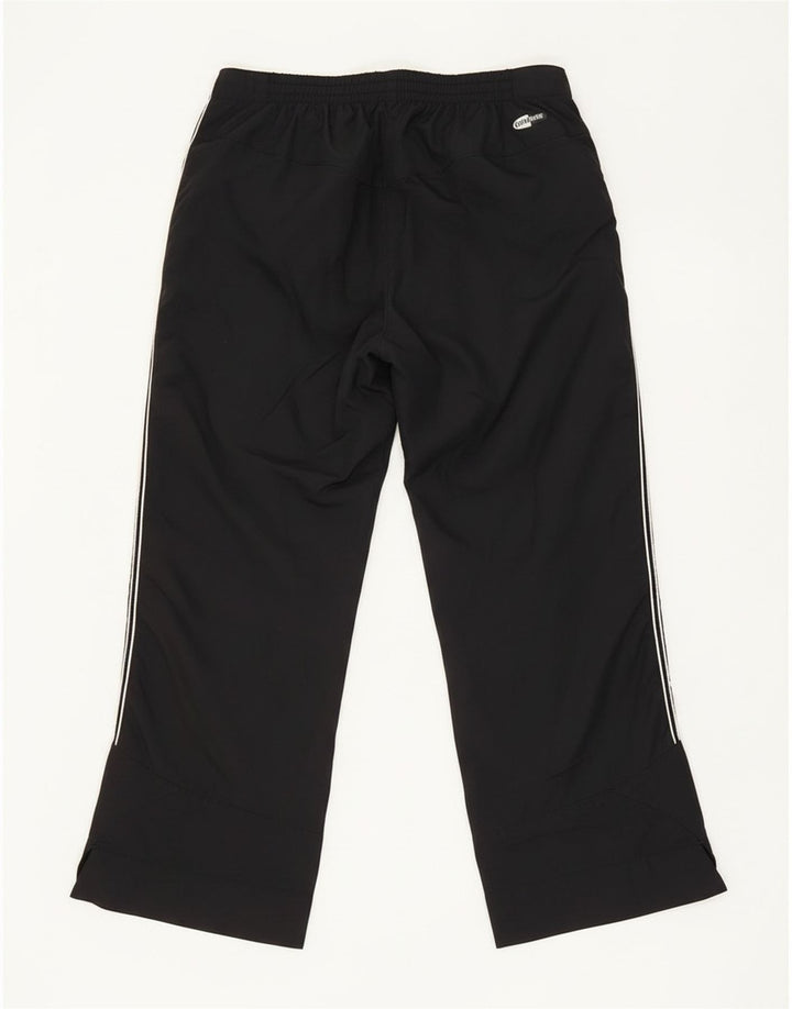Adidas - Pantalones de chándal capri a prueba de clima para mujer, talla 10, color negro