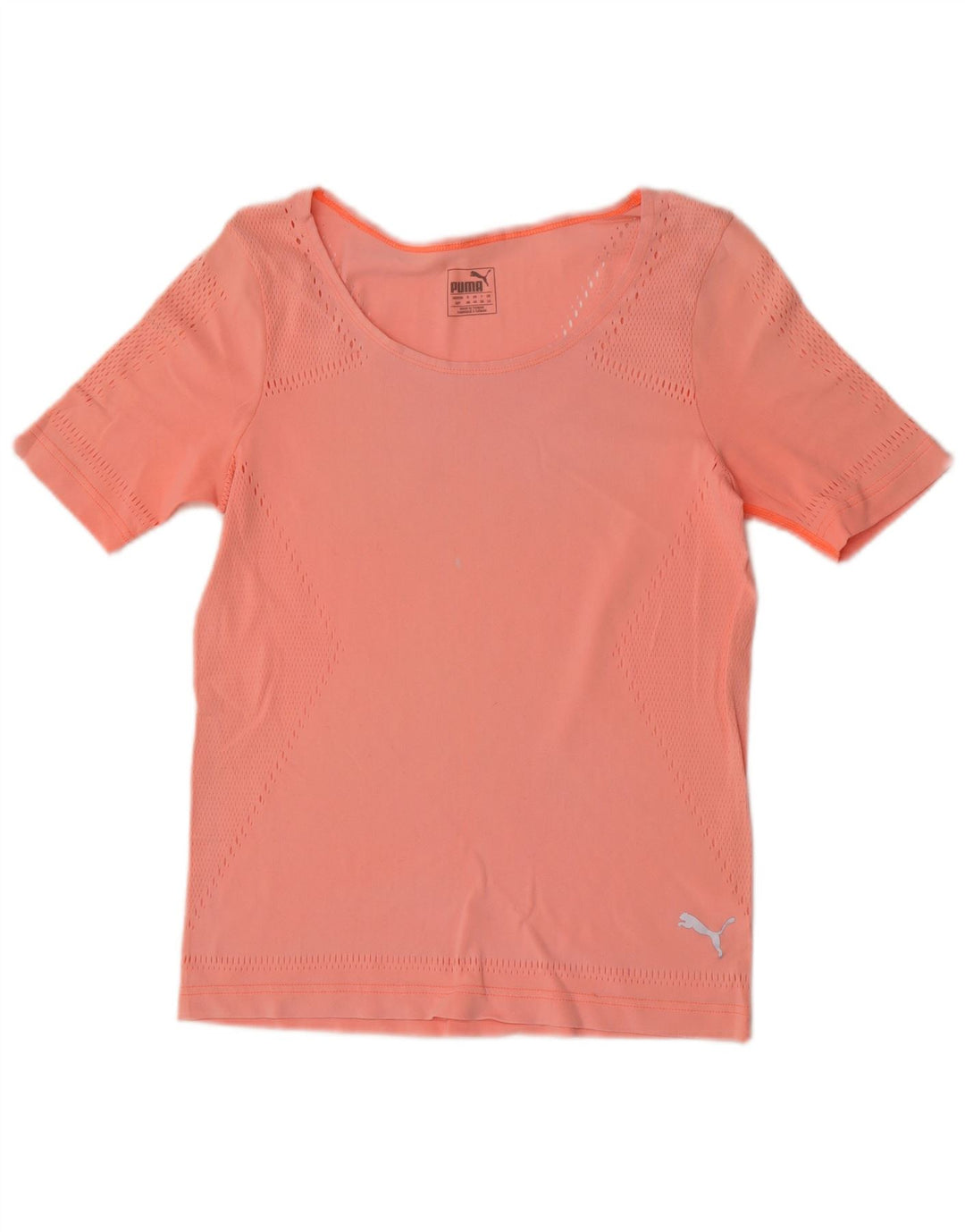 Puma Mujer Camiseta Top UK 10 Small Naranja