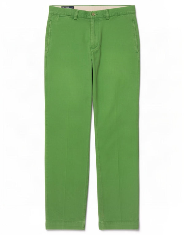 Polo Ralph Lauren Pantalones chinos ajustados para hombre W32 L32 Algodón verde