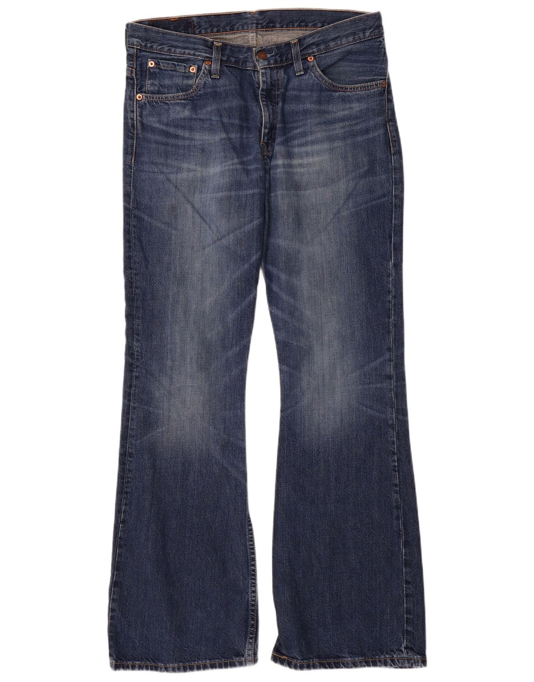 Levi's Hombre 516 Vaqueros Bootcut W34 L33 Algodón Azul