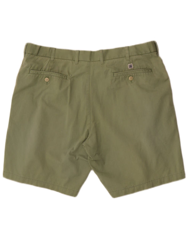 Marks & Spencer Pantalones cortos chinos para hombre W40 XL Algodón verde