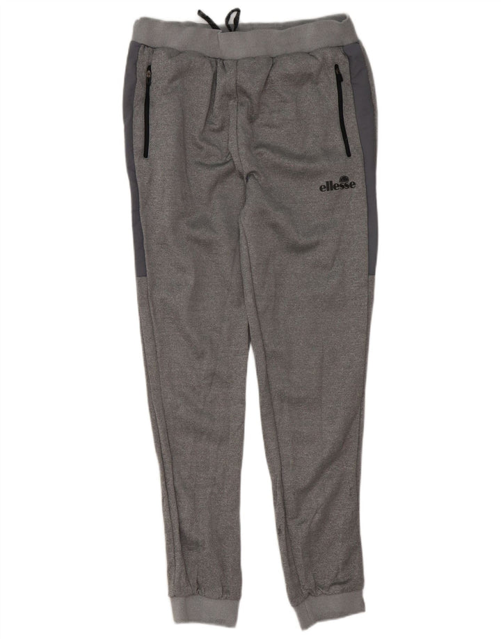 Ellesse Hombre Pantalones De Chándal Joggers Large Gris Moteado Poliéster