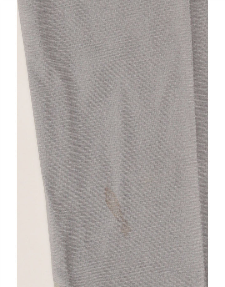Farah Pantalón chino recto para hombre W42 L29 Poliéster gris
