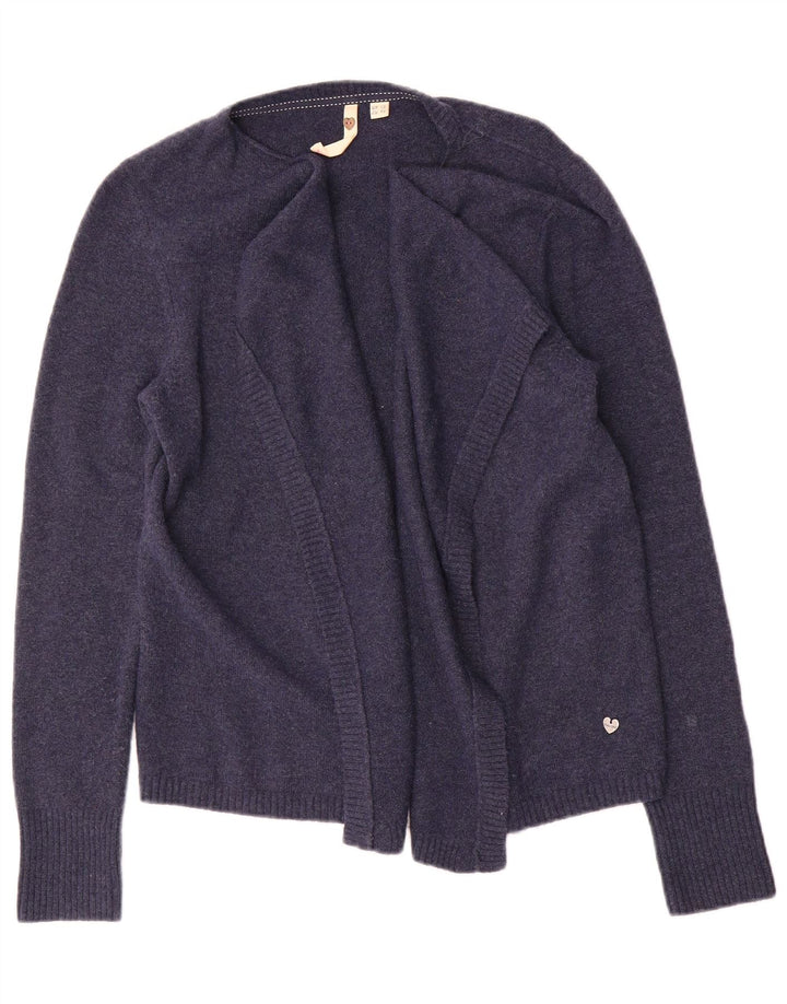White Stuff Suéter tipo cárdigan abierto para mujer UK 40 Mediano Azul marino Nylon