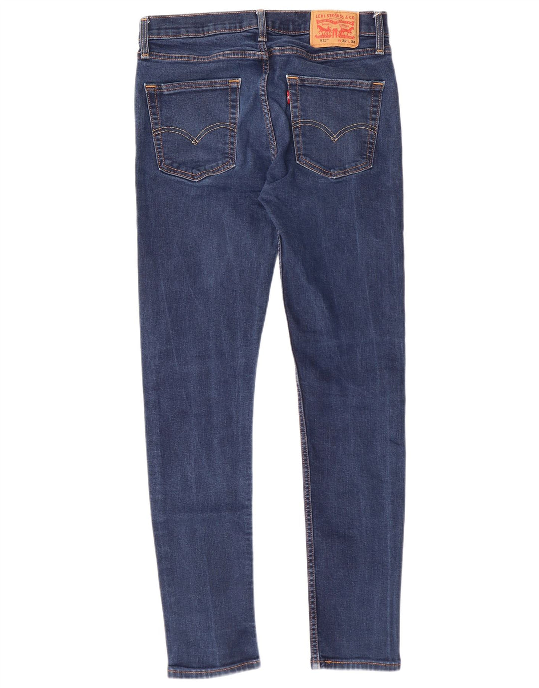 Levi's Hombre 512 Slim Tapered Jeans W32 L31 Algodón Azul