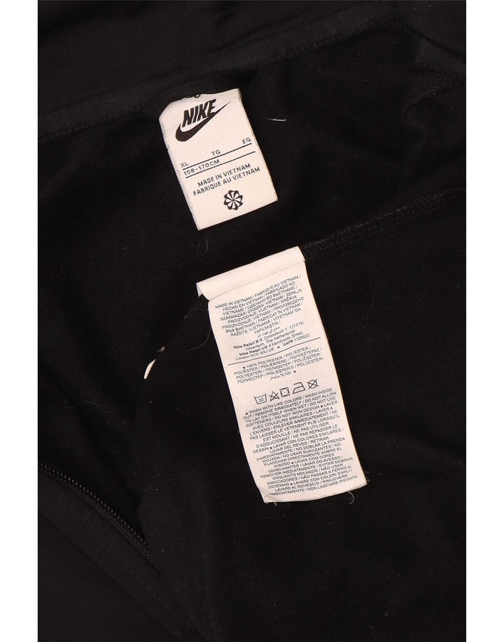 Nike Chaqueta de chándal para niño 13-14 años XL Negro Poliéster