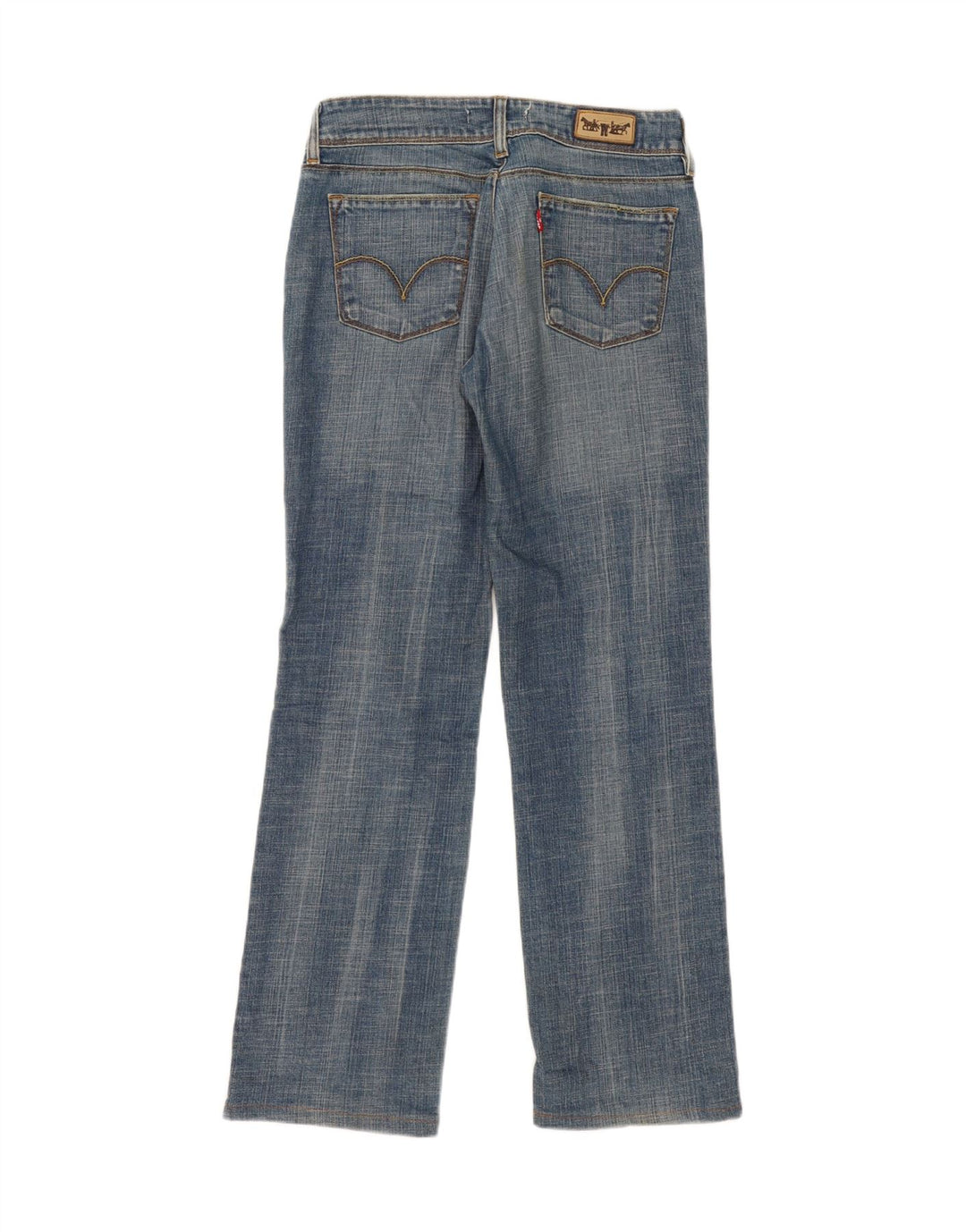 LEVI'S Womens 570 Straight Jeans W31 L30 Blue Cotton Vintage Levi's and Second-Hand Levi's from Messina Hembry 