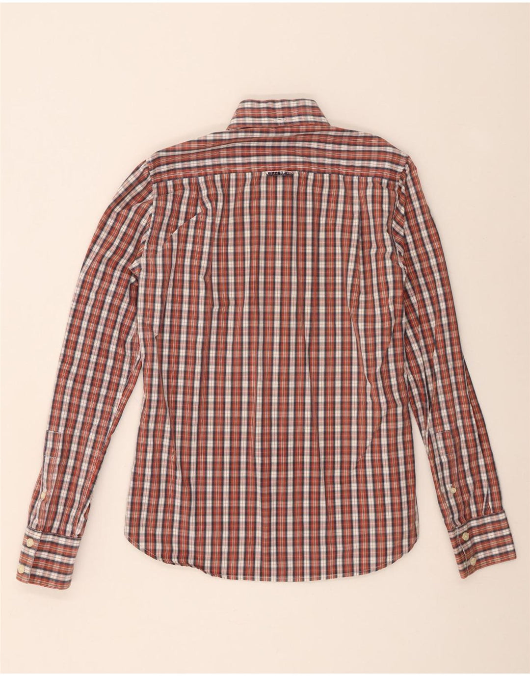 Camisa Superdry para hombre de algodón a cuadros multicolor mediano