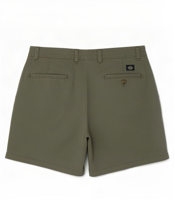 Dockers Pantalones cortos chinos para hombre grande W34 algodón caqui