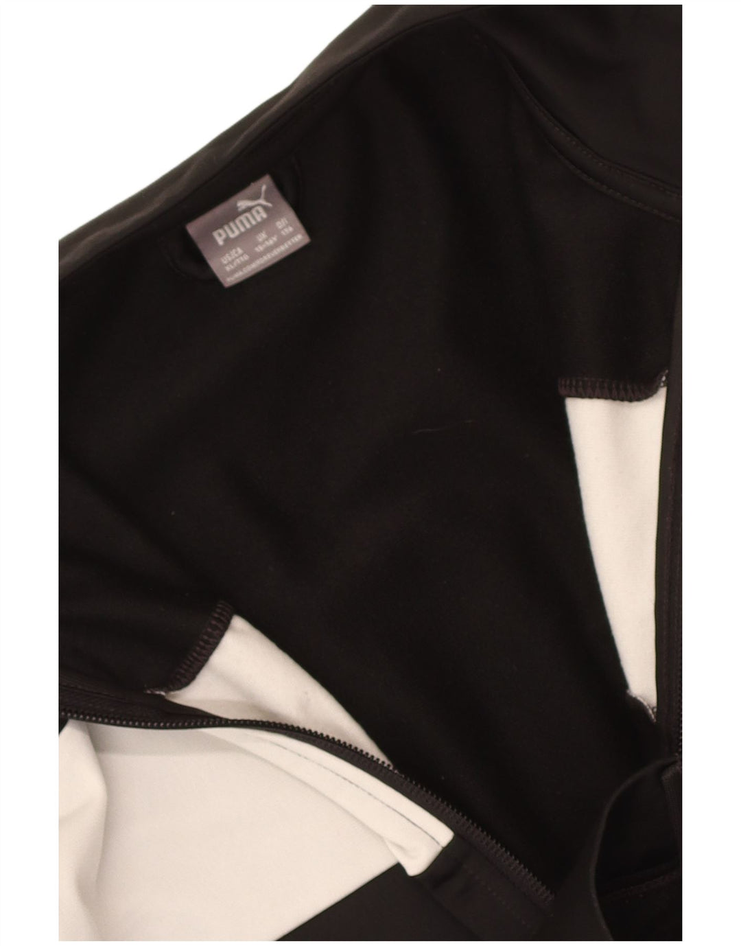 Puma Chaqueta de chándal para niño 15-16 años Negro Colorblock