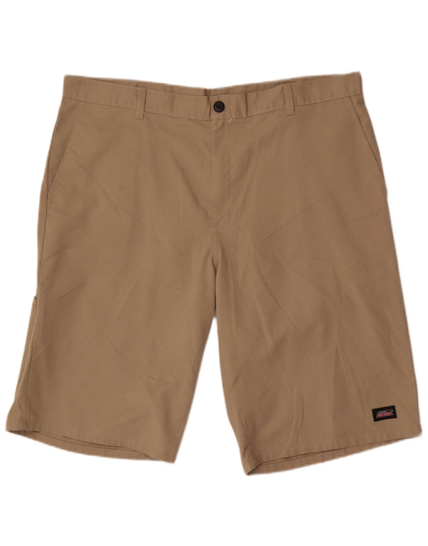 Dickies Pantalones cortos chinos para hombre W40 XL Poliéster marrón