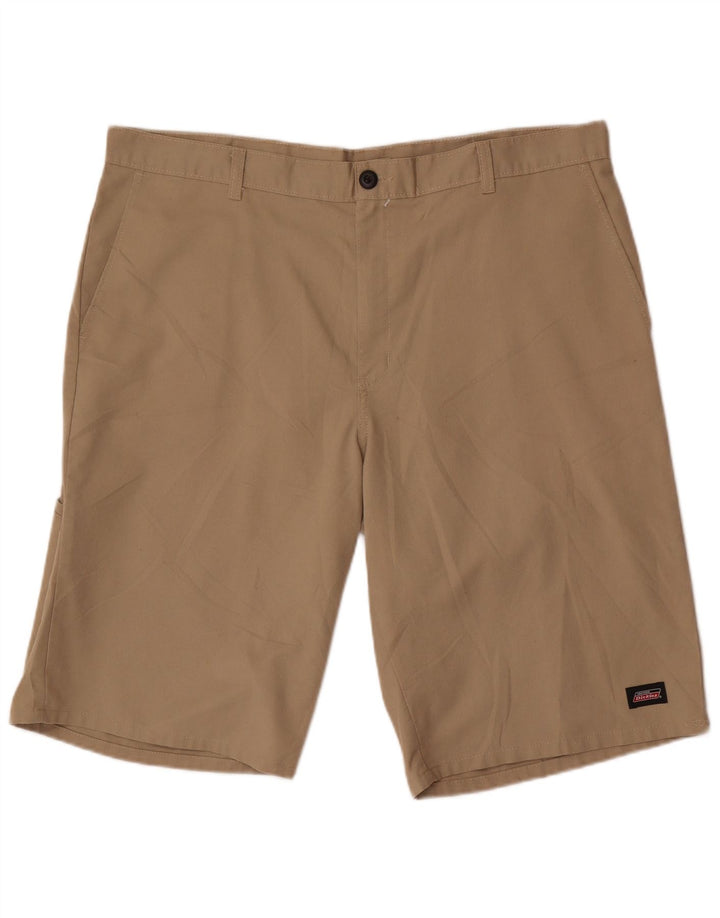 Dickies Pantalones cortos chinos para hombre W40 XL Poliéster marrón