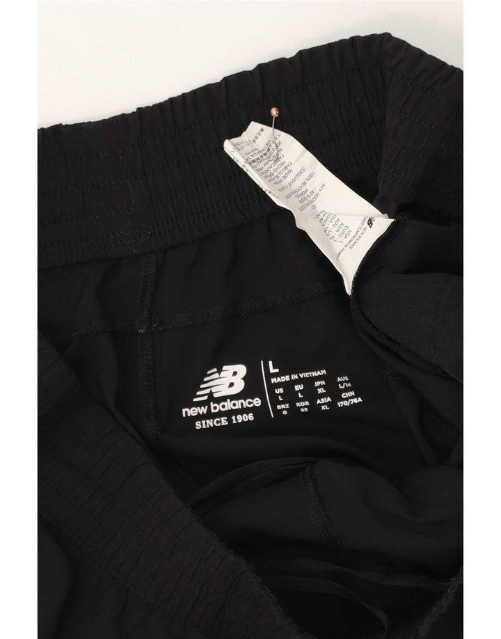 New Balance Pantalón corto deportivo para hombre Poliéster negro grande