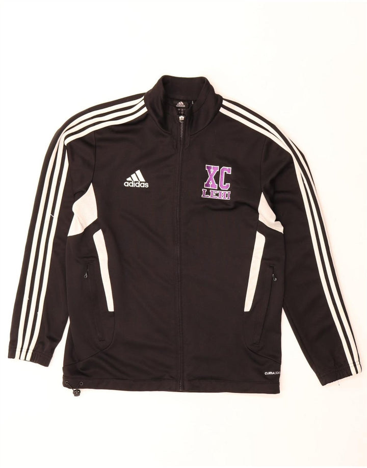 Adidas Mens Climacool Chándal Top Chaqueta Reino Unido 36/38 Pequeño Negro Colorblock