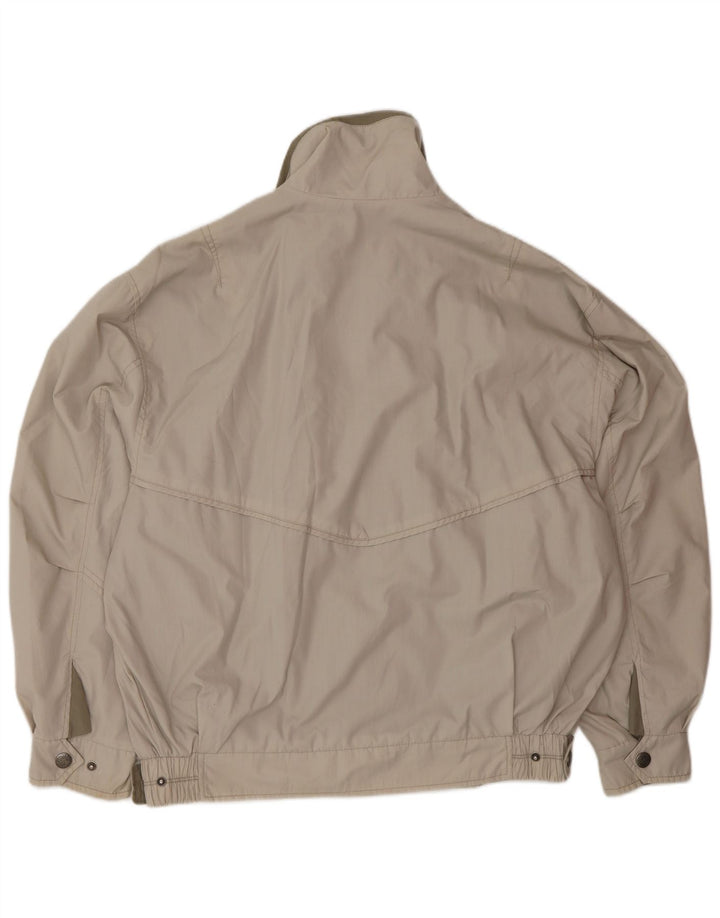 Chaqueta bomber vintage para hombre IT 50 Poliéster beige grande