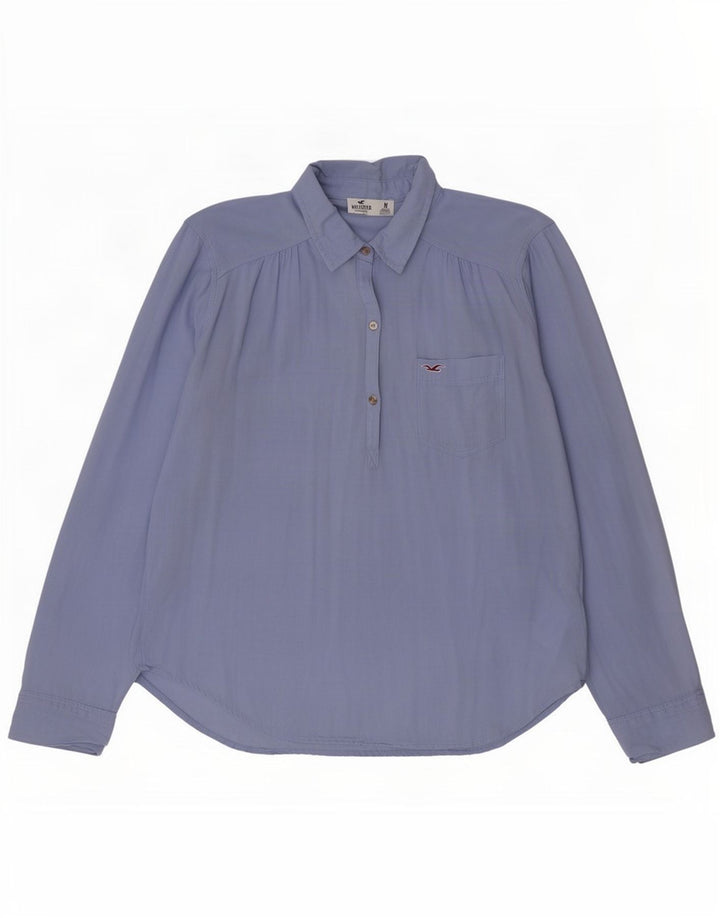 Camisa tipo pulóver Hollister para mujer Reino Unido 44 Algodón azul medio