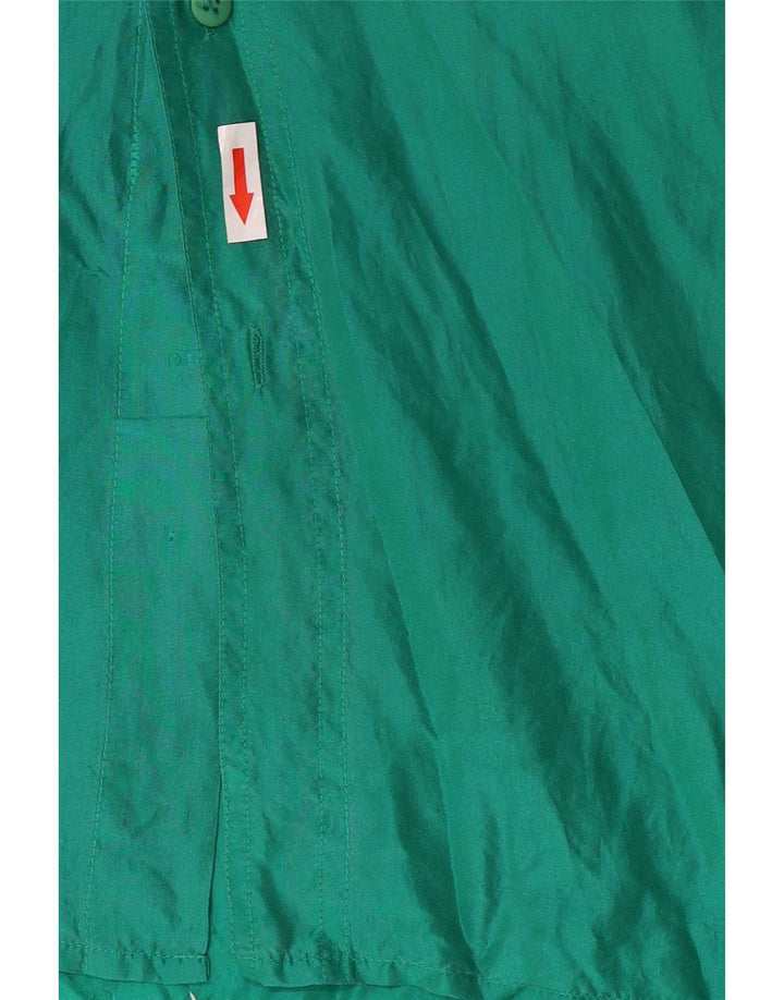 Bogari Camisa de manga corta para hombre Verde grande