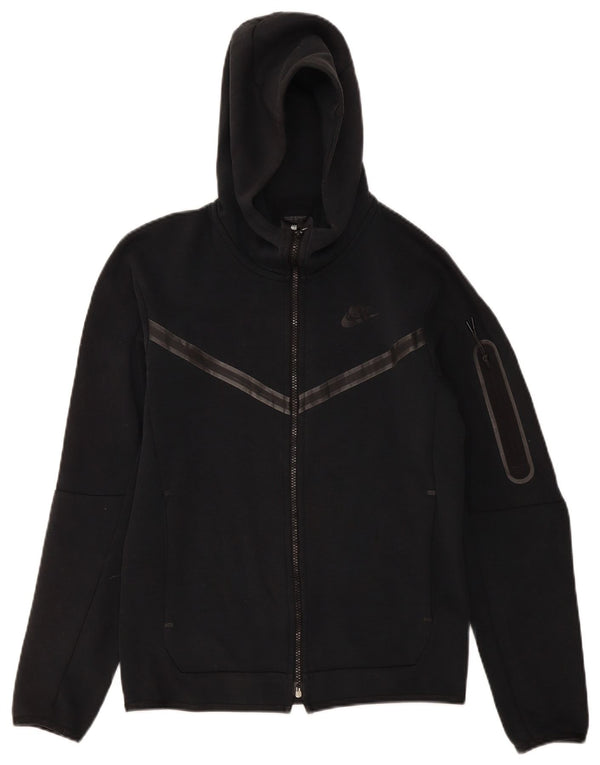 Nike Sudadera con capucha y cremallera para hombre XS Algodón negro