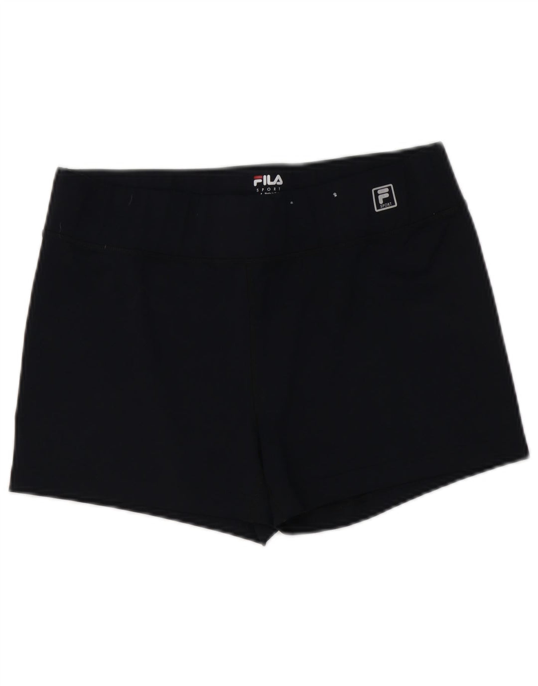 FILA Pantalones cortos deportivos para mujer UK 40 Grande Poliéster azul marino
