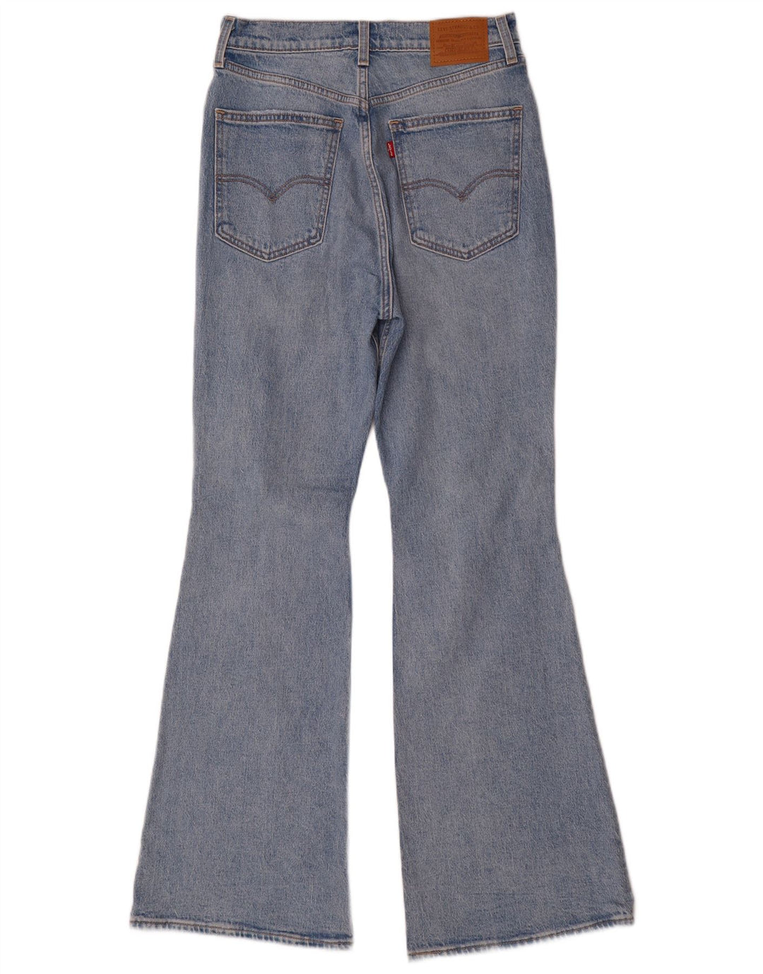 Levi's Vaqueros Acampanados De Tiro Alto Desgastados Para Mujer W29 L32 Algodón Azul