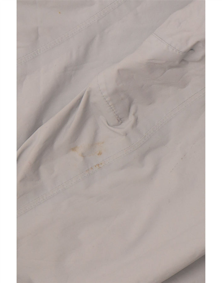 COLUMBIA Chaqueta cortavientos con capucha para mujer UK 44 Medium Blue Nylon Sports