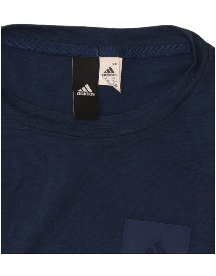 Adidas Chaleco para mujer Top UK 8 Pequeño Azul Marino Tie Dye Poliéster