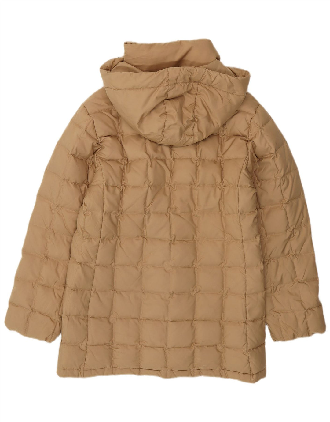 CIESSE PIUMINI Womens Hooded Padded Jacket IT 44 Medium Beige Polyester