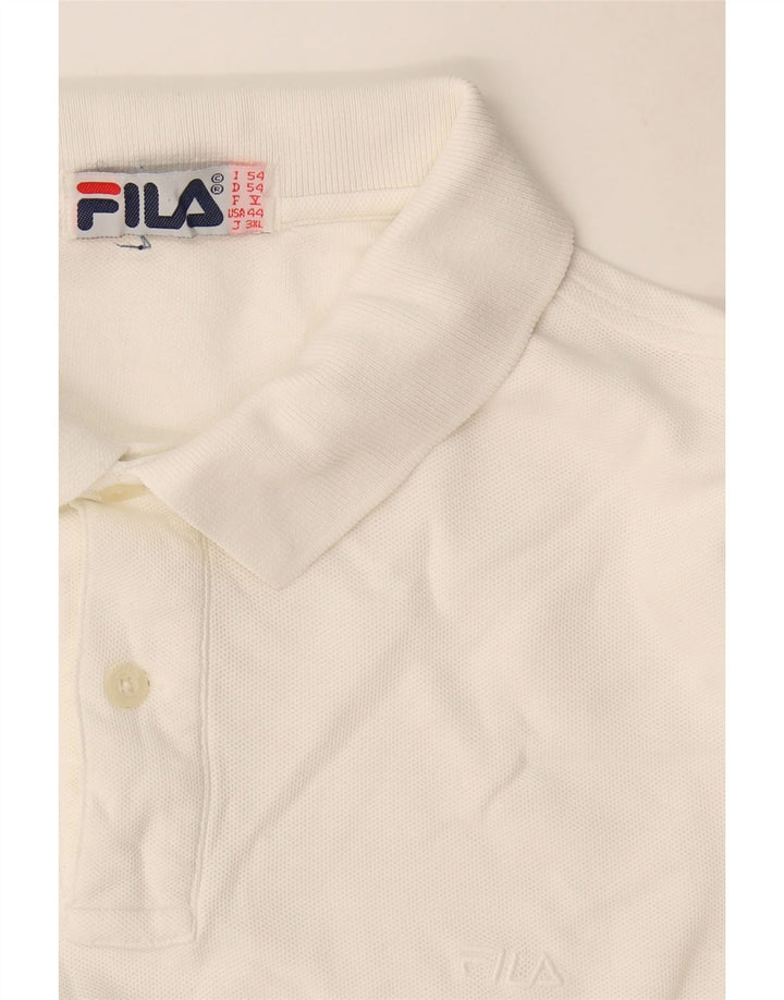Fila Polo Hombre IT 54 XL Blanco