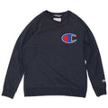 CHAMPION Sudadera gráfica para hombre Jumper Medium Azul marino Algodón