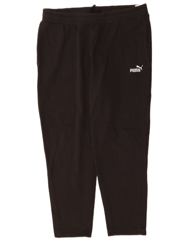 Puma - Pantalón de chándal para hombre, talla 2XL, algodón negro