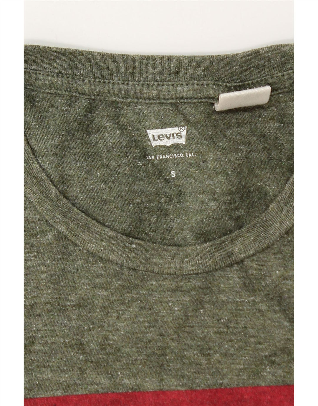 Levi's Camiseta gráfica para hombre Top pequeño caqui moteado