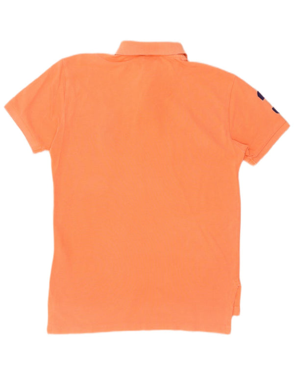 Polo Ralph Lauren Camisa de ajuste personalizado para hombre pequeña de algodón naranja