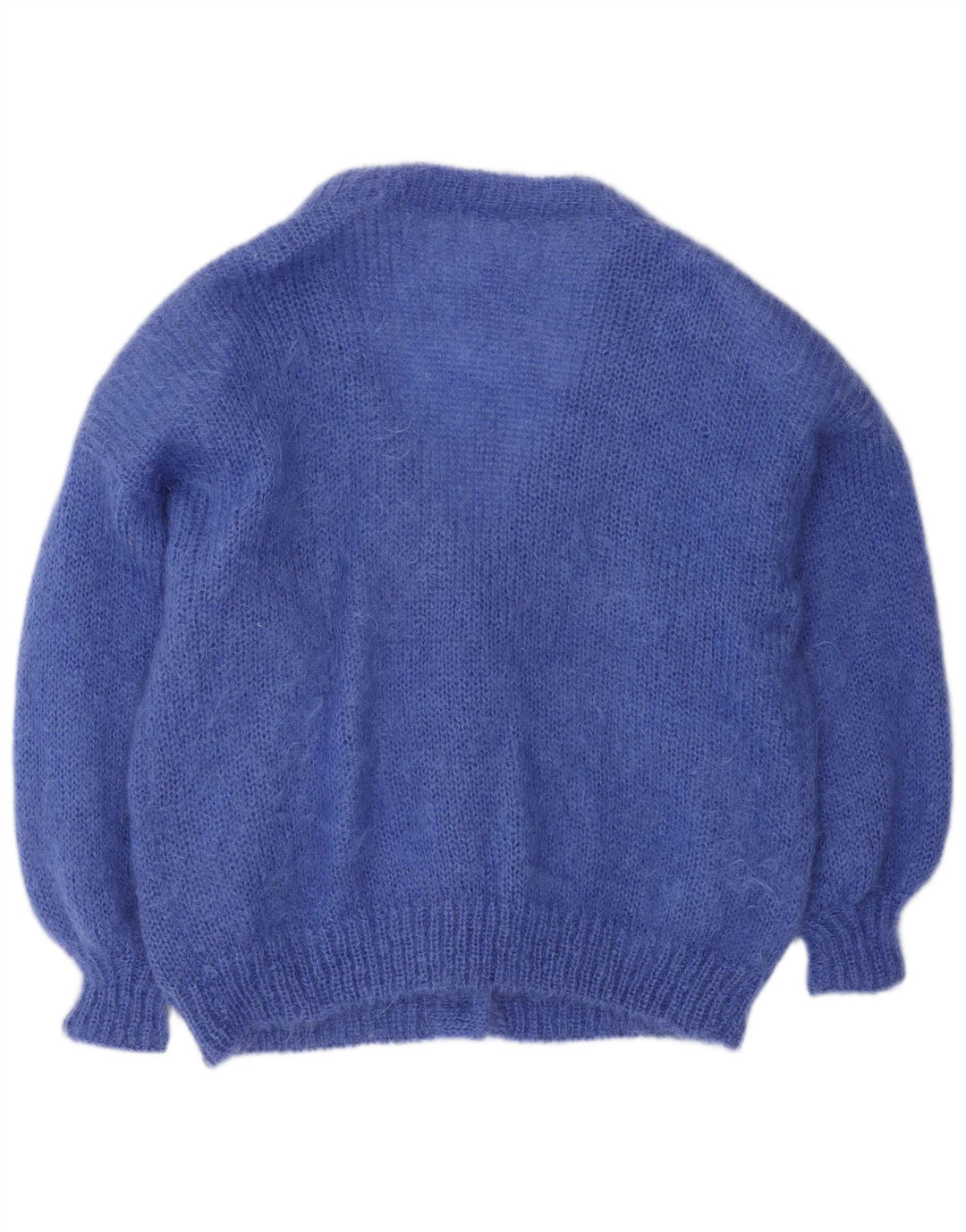Vintage mujer Cardigan suéter Reino Unido 16 azul grande