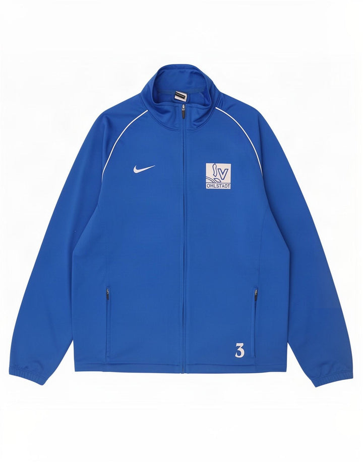 Nike Hombre Chándal Top Chaqueta XL Azul Poliéster