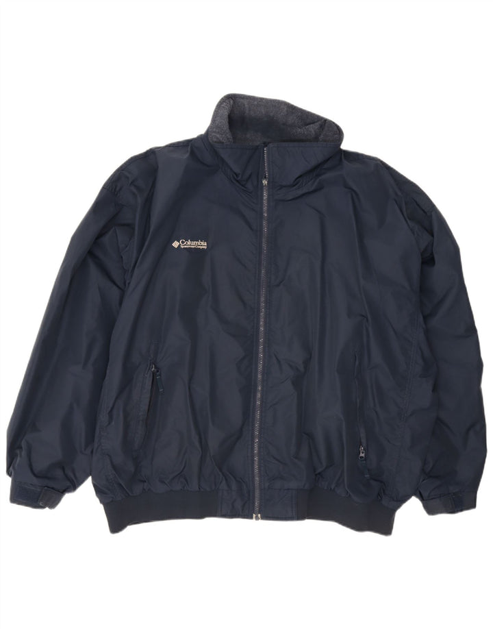 Columbia Chaqueta cortavientos para hombre UK 44 2XL Azul marino