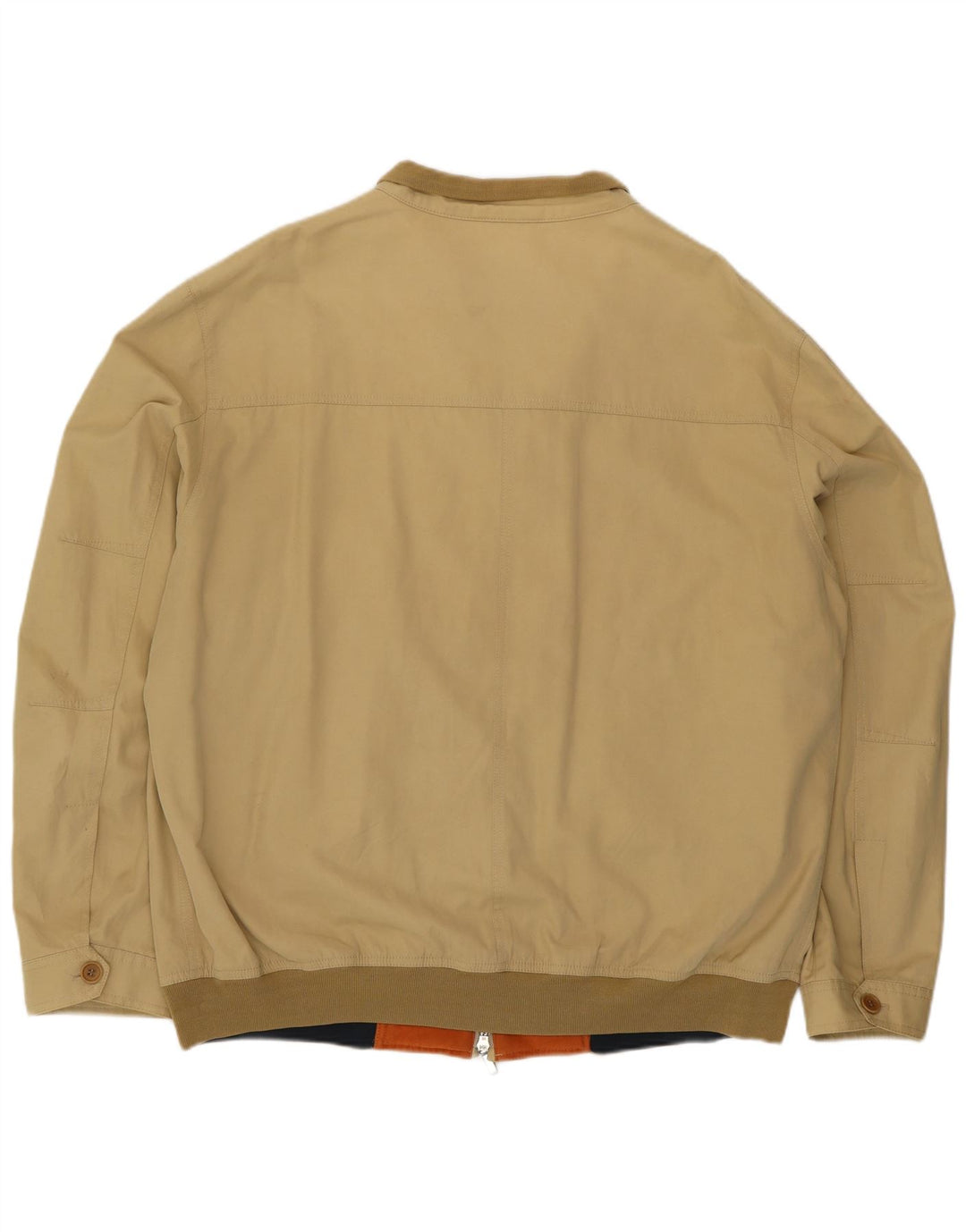 Amerigo Vespucci Chaqueta Bomber para Hombre UK 44 2XL Poliéster Beige