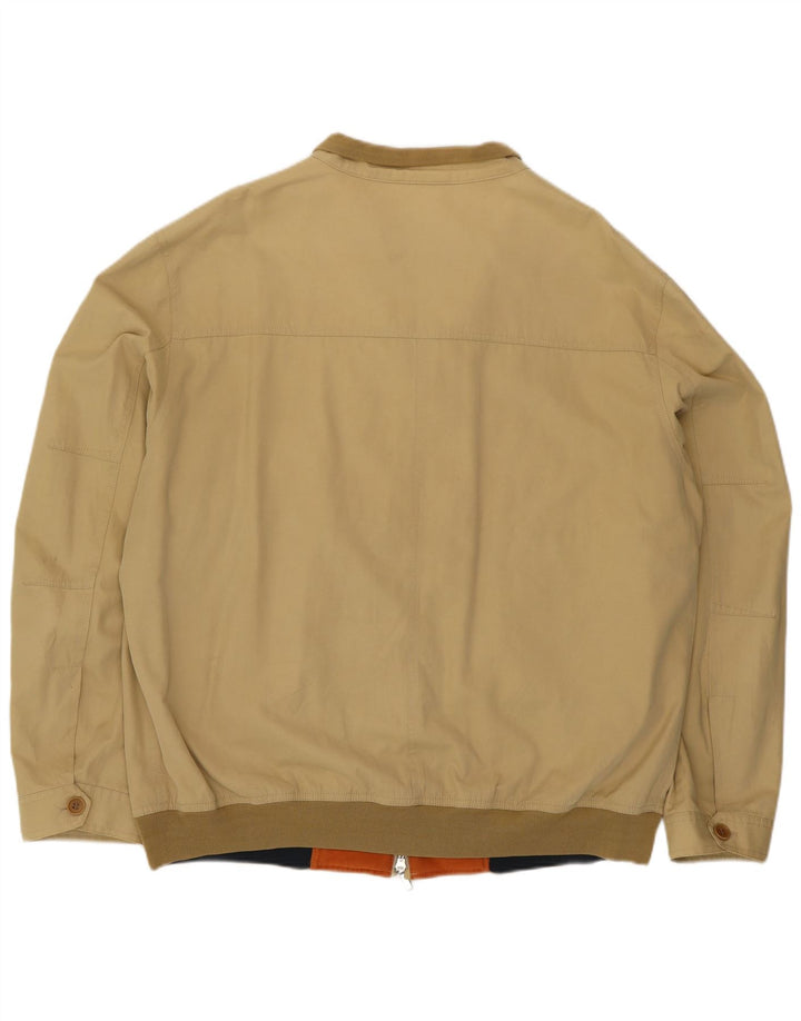 Amerigo Vespucci Chaqueta Bomber para Hombre UK 44 2XL Poliéster Beige