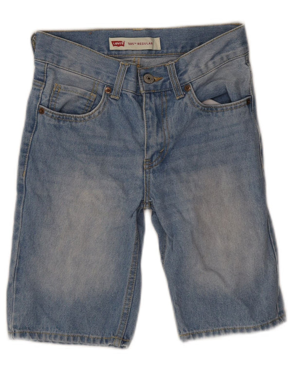 Levi's Boys 505 Regular Denim Shorts 7-8 Años W24 Algodón Azul