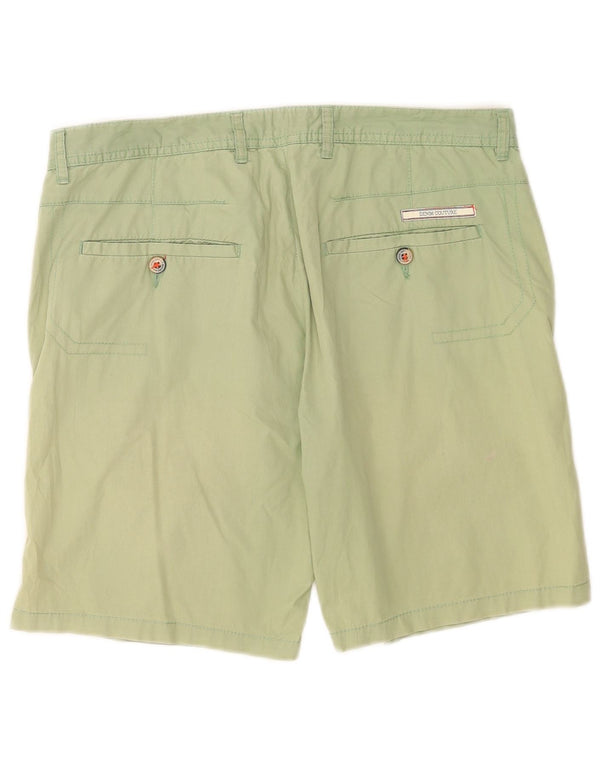 Zara Mens Chino Shorts EU 40 Medium W31 Verde