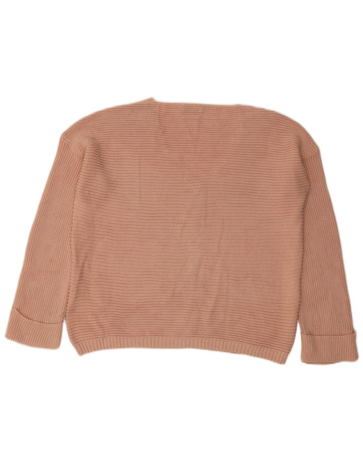 Massimo Dutti Jersey con Cuello en V para Mujer UK 46 Large Rosa