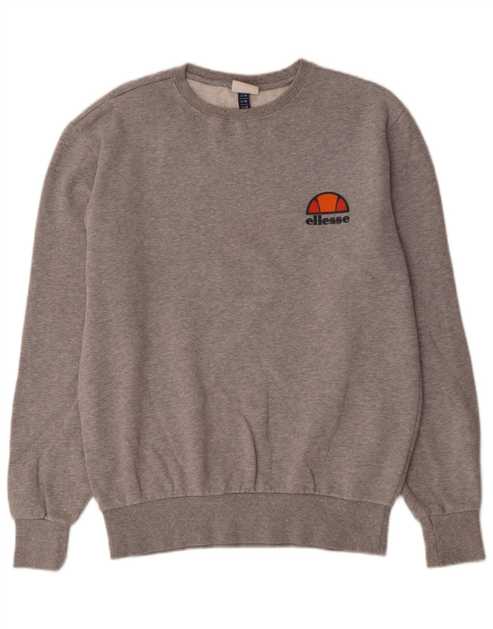 Ellesse Hombre Sudadera Jumper Algodón Gris Medio