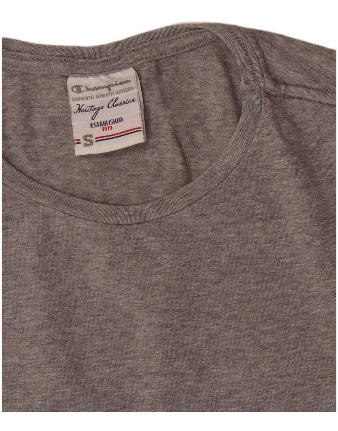 CHAMPION Mujer Heritage Classics Top Manga Larga UK 10 Small Gris