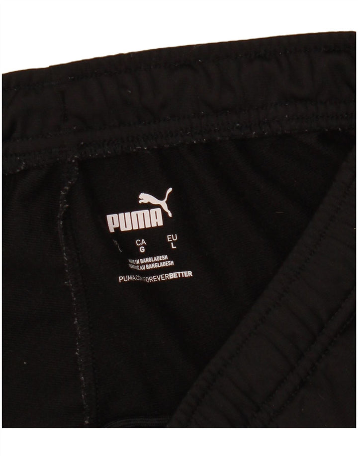 PUMA Pantalones de chándal para hombre, talla grande, negro