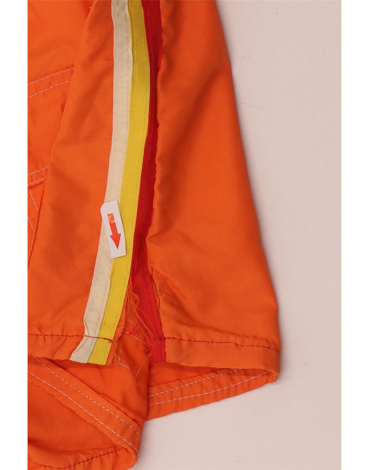 Sundek Bañador para hombre, talla grande, nailon naranja