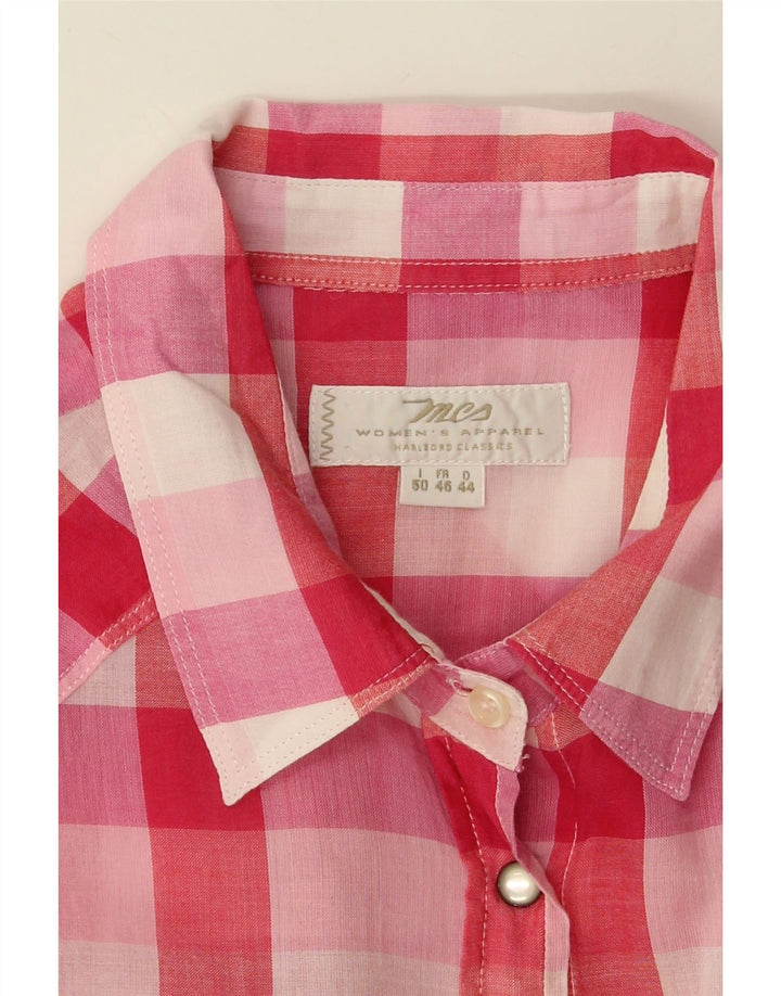 MARLBORO CLASSICS Camisa Mujer IT 50 XL Cuadros Rosa
