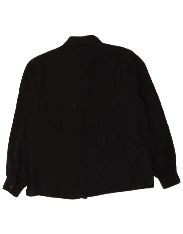 Primavera Firenze Blusa Camisa Mujer ES 40 XL Poliéster Negro