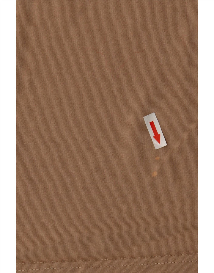 Nike Camiseta corta para mujer UK 44 Algodón beige medio