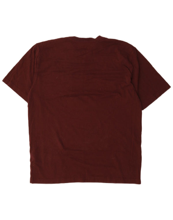 Carhartt Camiseta holgada alta para hombre Top grande de algodón marrón